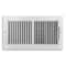 True Aire Tru Aire 6 in. H X 12 in. W 2-Way Powder Coat White Steel Wall/Ceiling Register C102M 12X06 - alternate 2